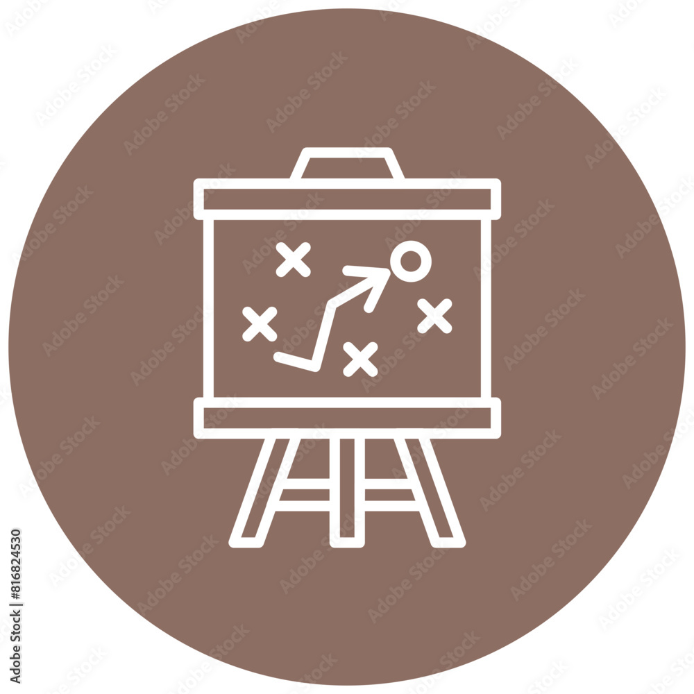 Strategic Planning vector icon. Can be used for Survey iconset.
