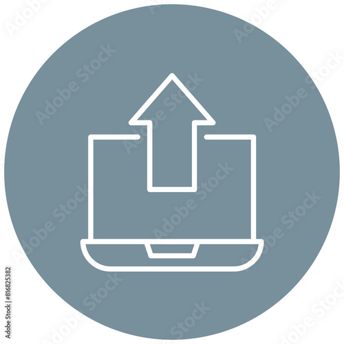 Output Rate vector icon. Can be used for Mass Production iconset.