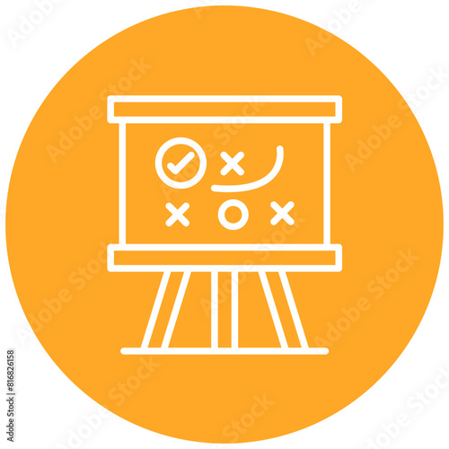 Strategy vector icon. Can be used for Action Plan iconset.
