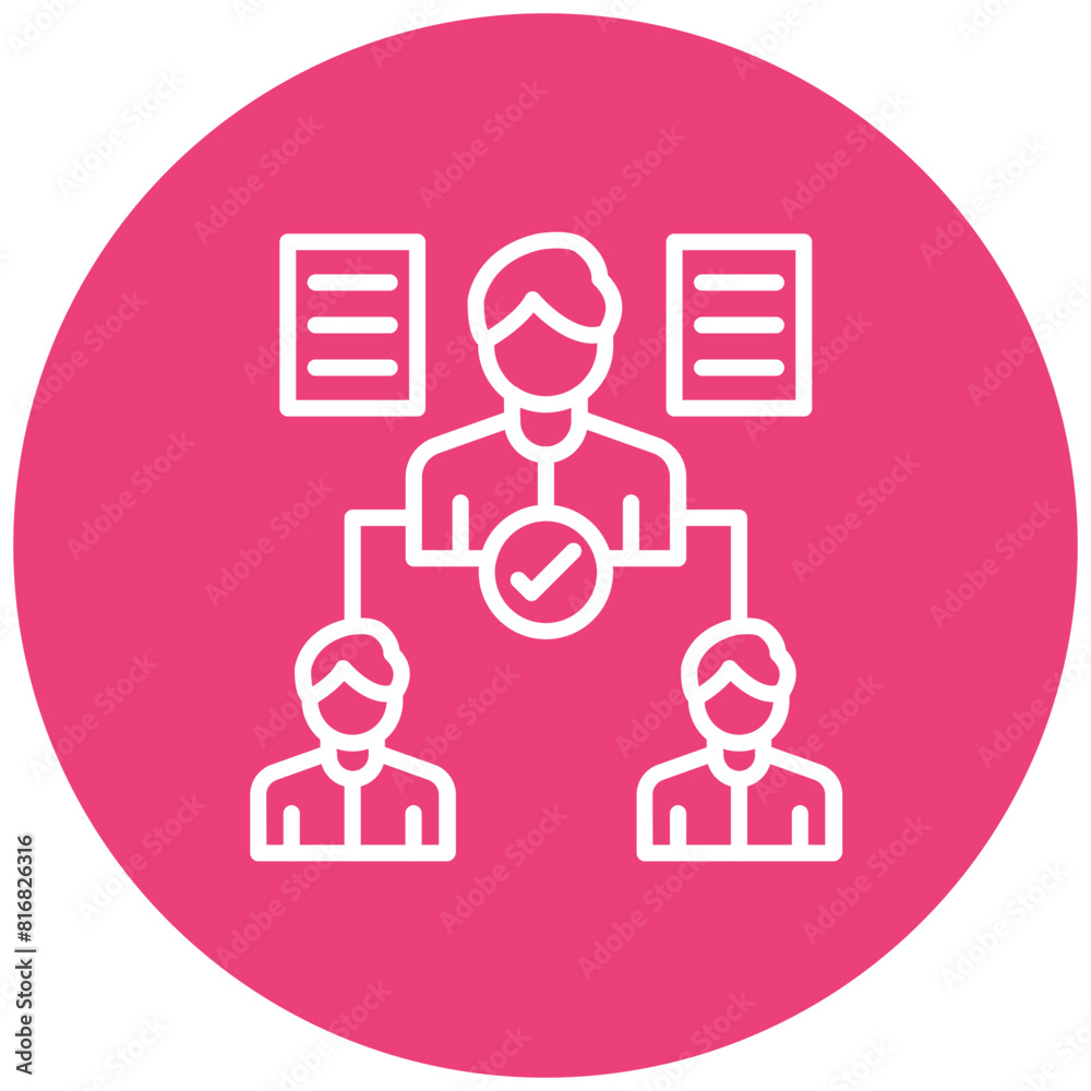 Task Assignment vector icon. Can be used for Action Plan iconset. Task Assignment vector icon. Can be used for Action Plan iconset.