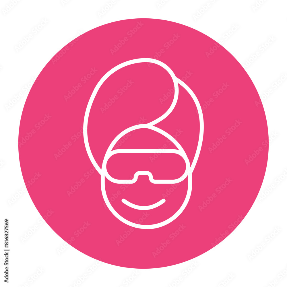 Spa Eye Treatment vector icon. Can be used for Spa iconset. Spa Eye Treatment vector icon. Can be used for Spa iconset.