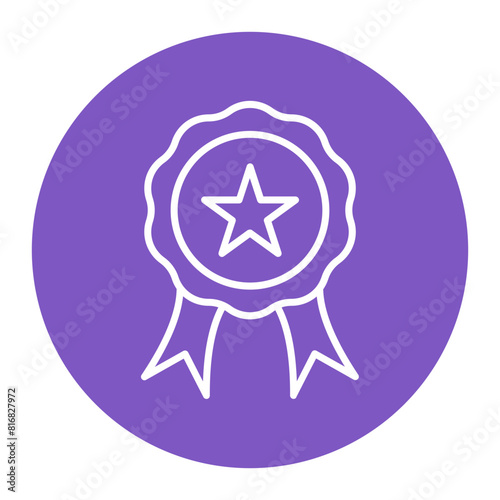 Badge vector icon. Can be used for Business and Finance iconset.