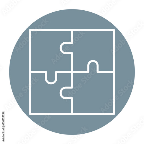 Puzzle Solution vector icon. Can be used for Business and Finance iconset.