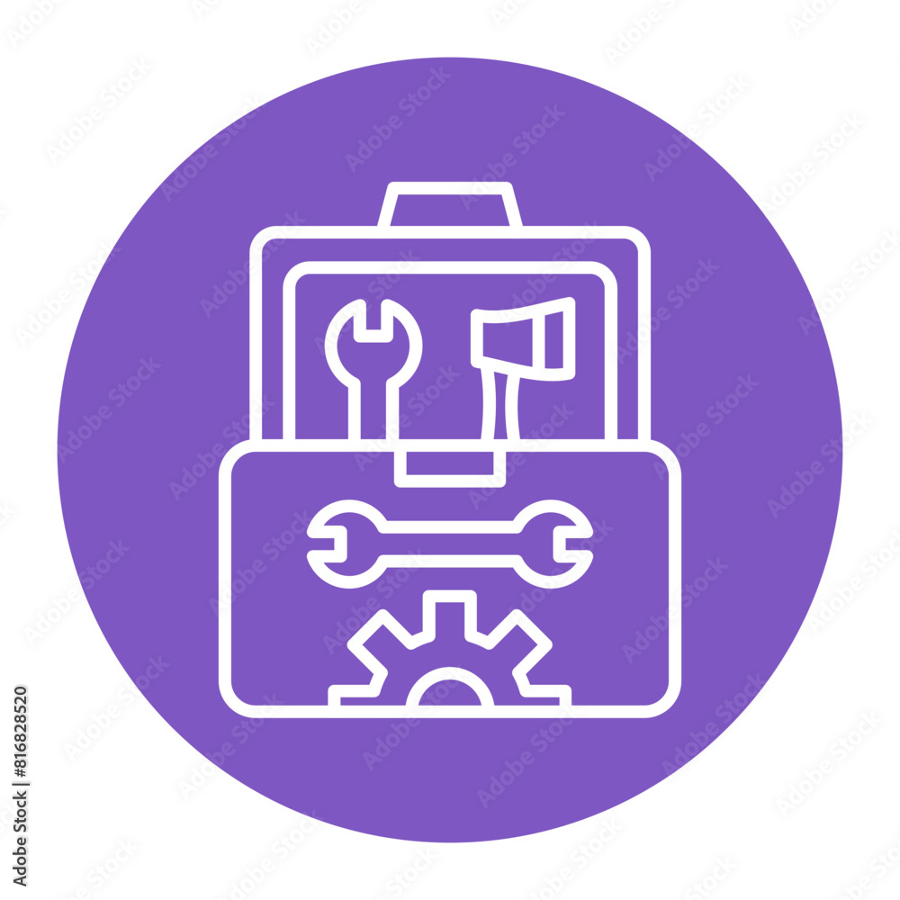 Toolbox vector icon. Can be used for Business and Finance iconset. Toolbox vector icon. Can be used for Business and Finance iconset.