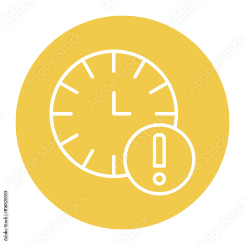 Timeout vector icon. Can be used for Business and Finance iconset.