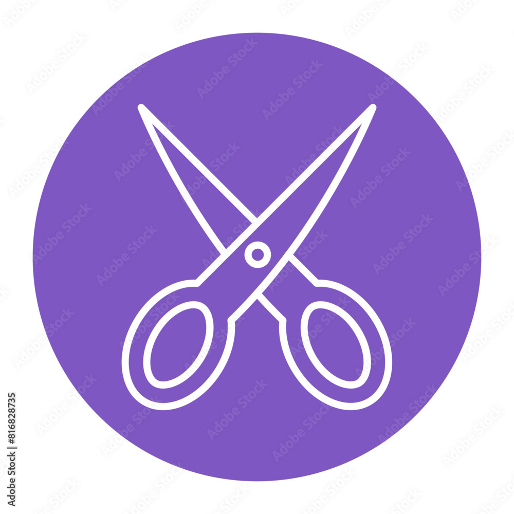 Scissors vector icon. Can be used for Home Improvements iconset.