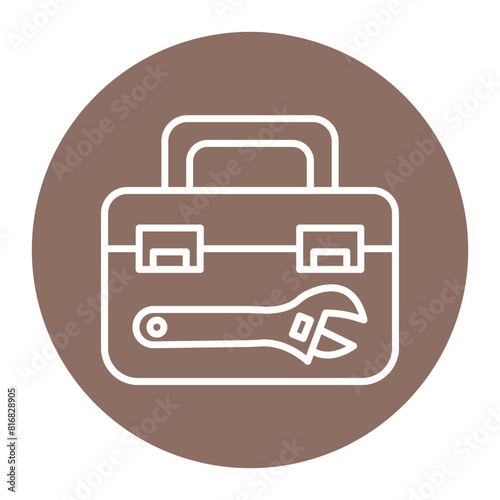 Tool Pouch vector icon. Can be used for Home Improvements iconset.