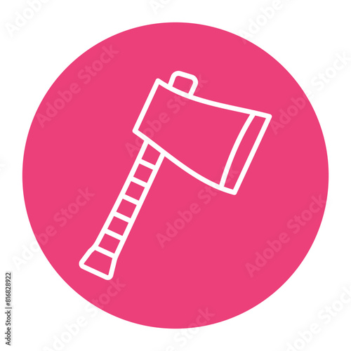 Hatchet vector icon. Can be used for Home Improvements iconset.