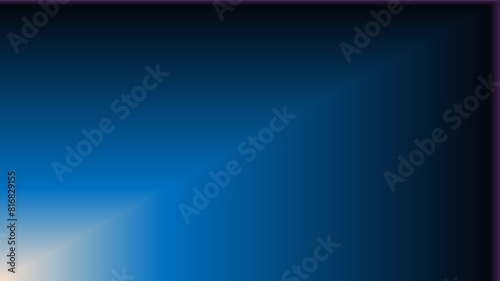 Dark blue gradient lighting blur background, Blue business background, Dark blue background, left bottom spotlight © AuntieCW