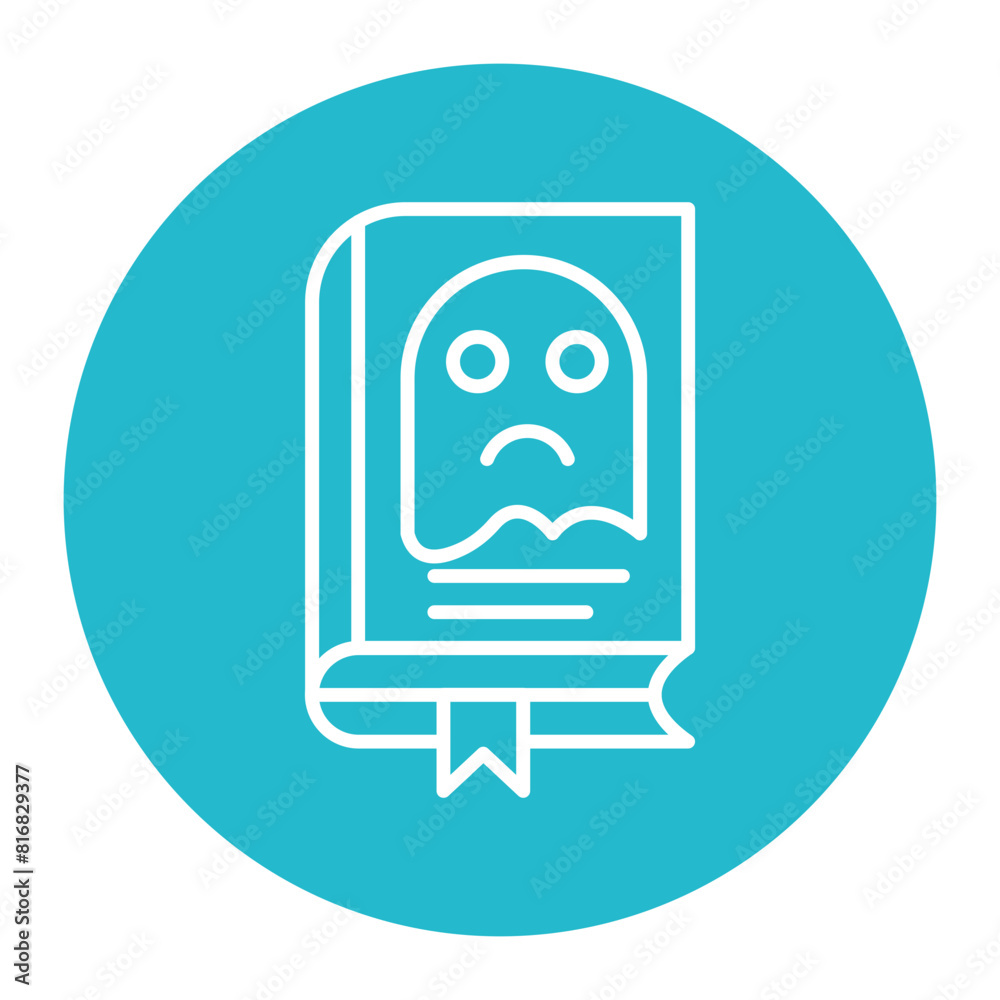 Literary Horror vector icon. Can be used for Literature iconset. Literary Horror vector icon. Can be used for Literature iconset.