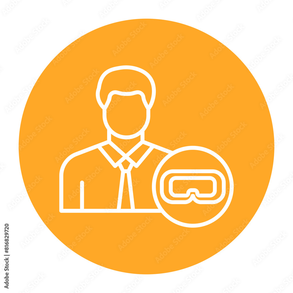 Diving Instructor vector icon. Can be used for Vacation and Tourism iconset. Diving Instructor vector icon. Can be used for Vacation and Tourism iconset.