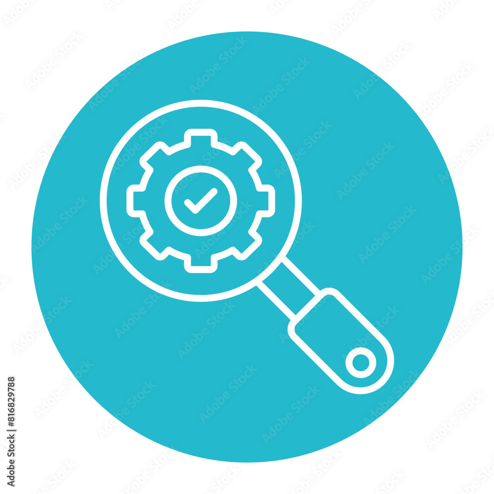 Gear Testing vector icon. Can be used for Vacation and Tourism iconset. Gear Testing vector icon. Can be used for Vacation and Tourism iconset.