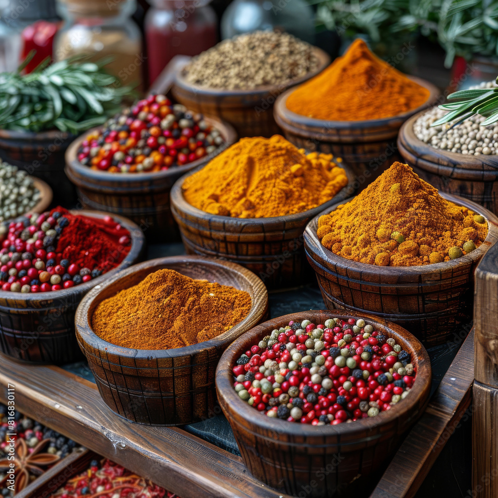 Online spice market on a digital tablet A digital tablet displaying an online marketplace for spices Online spice market on a digital tablet A digital tablet displaying an online marketplace for spices