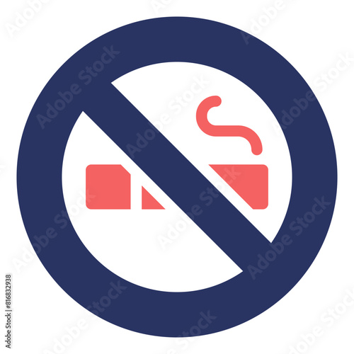 No Smoking duo tone icon