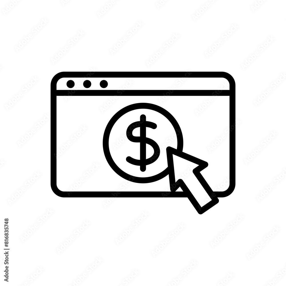 E-Donation line icon. Charity icon. Donation icon isolated on white background. Transparent background, minimalist symbol. Vector images E-Donation line icon. Charity icon. Donation icon isolated on white background. Transparent background, minimalist symbol. Vector images