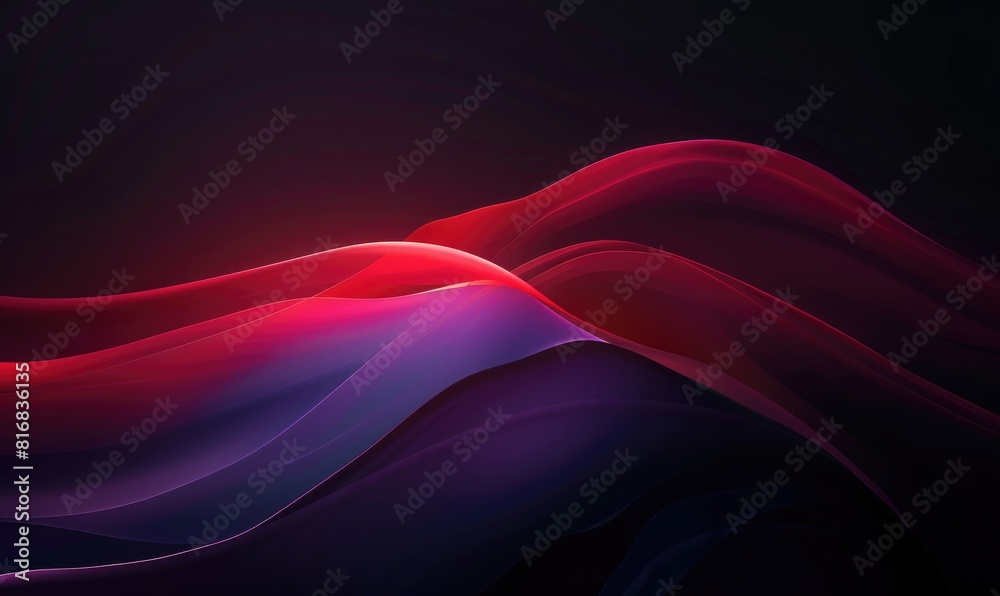 Obraz premium Obscure elegance, dark crimson purple fade