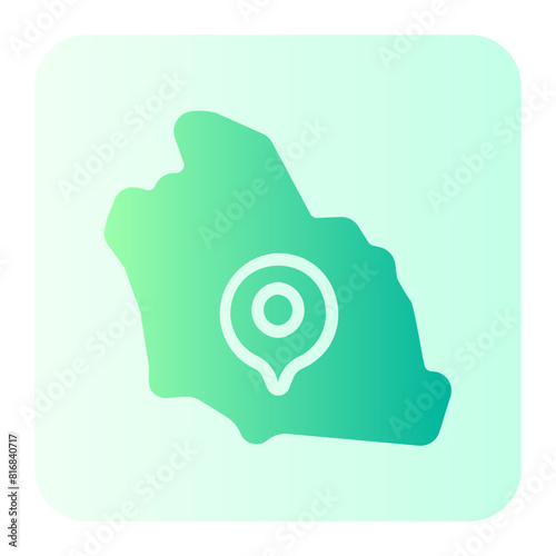 saudi arabia gradient icon