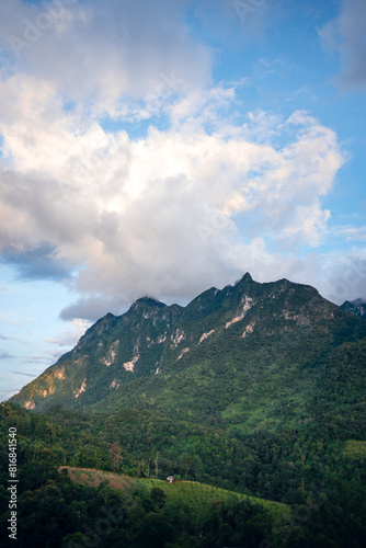 Green mountain view at Chiang Dao