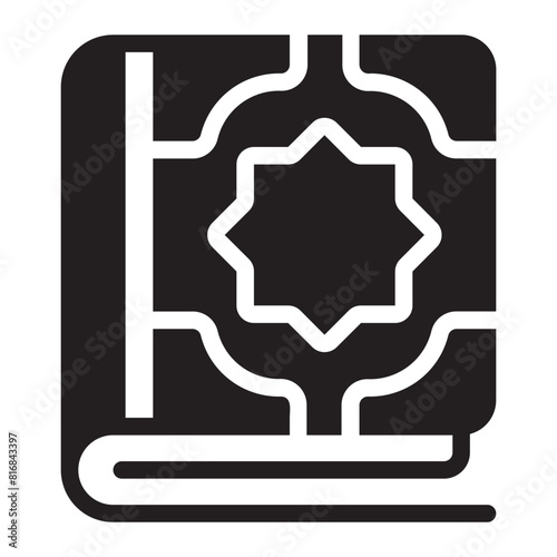 Quran glyph icon