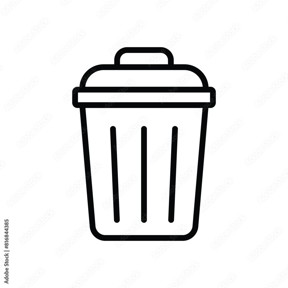 trash can icon vector design template simple and clean trash can icon vector design template simple and clean