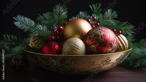 christmas decoration on a tree