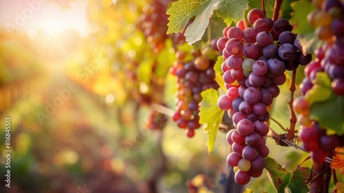 fruit grapes harvest in the vineyard