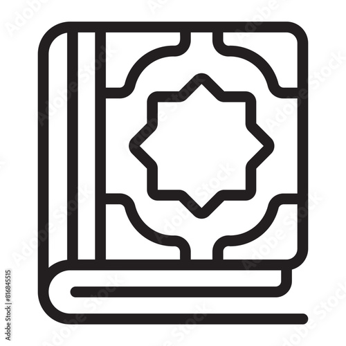 Quran line icon