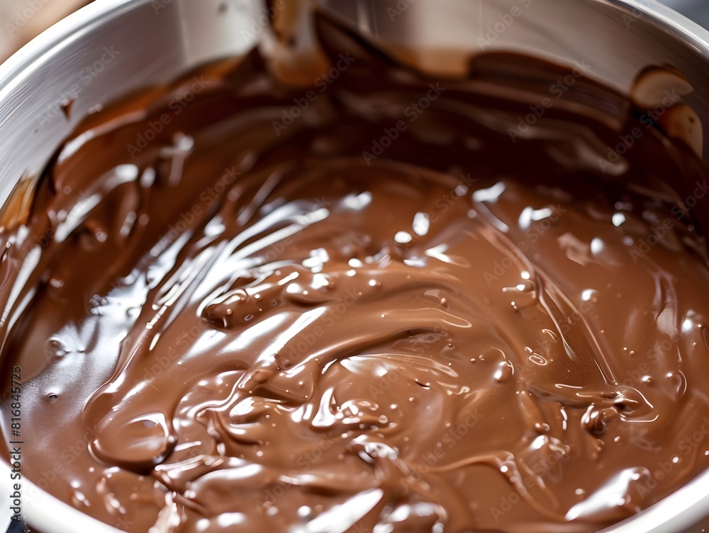 Melted Chocolate or Cheese Fondue in an Electric Pot Showcasing Versatility for Sweet and Savory Dishes Melted Chocolate or Cheese Fondue in an Electric Pot Showcasing Versatility for Sweet and Savory Dishes