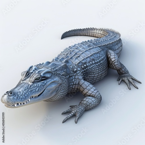 High Quality 3d Alligator Model