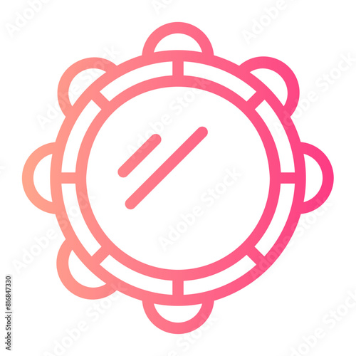 tambourine gradient icon