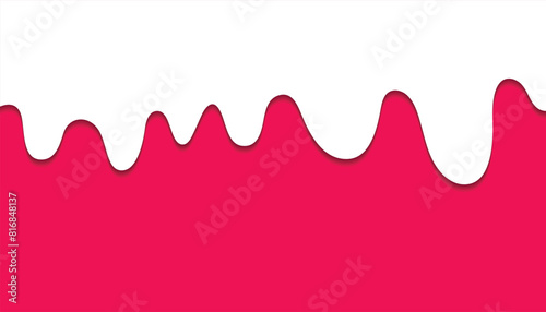 Dripping paint, abstract white with liquid wave background, yellow liquid texture flowing down, liquid flowing down