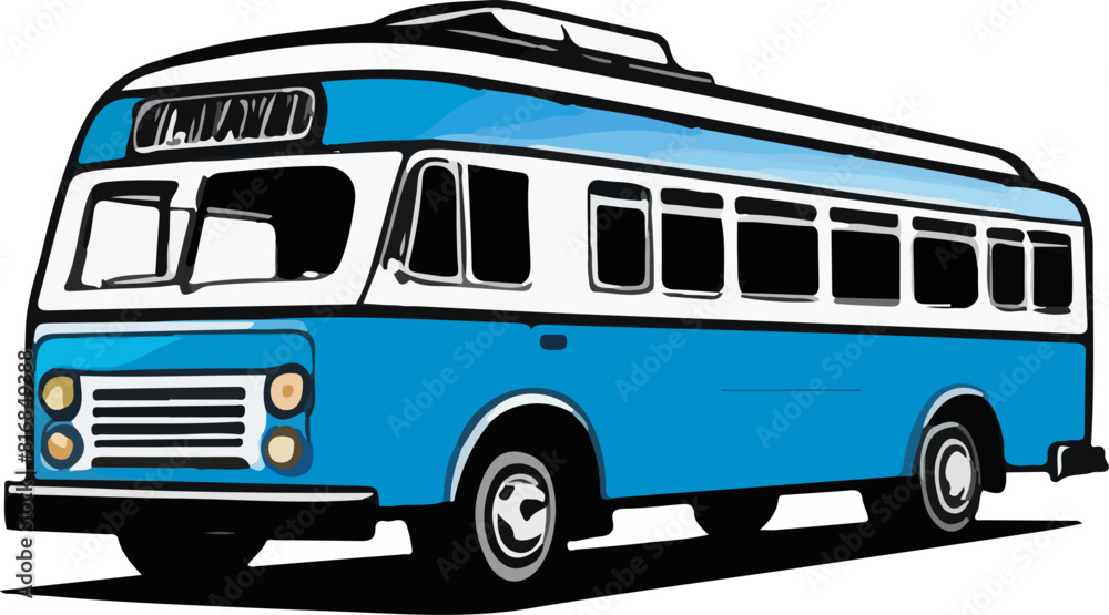 Urban Journey: Vector Logo Design for Bus Company