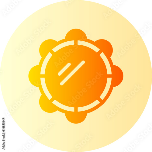 tambourine gradient icon