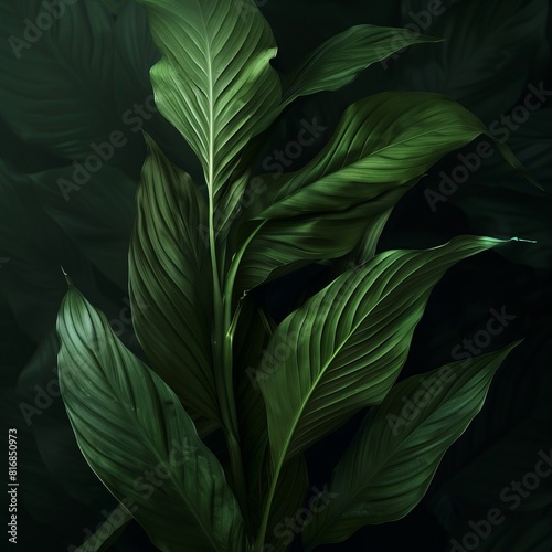 Leaves of Spathiphyllum
