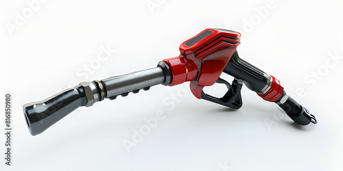 Automatic Fuel Gas Recovery Nozzle for Efficient Fuel Dispensing on white background 