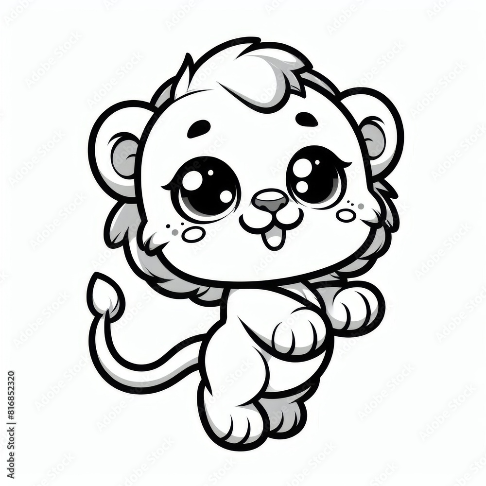Playful Lion Cub
