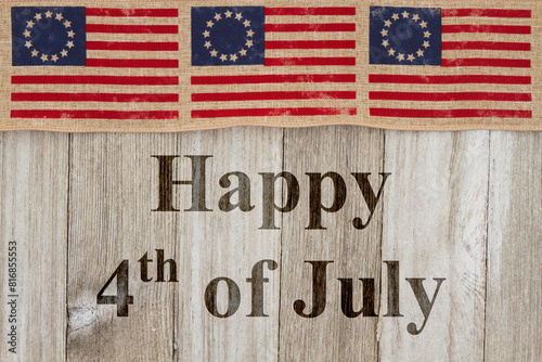 Happy 4th July Day greeting