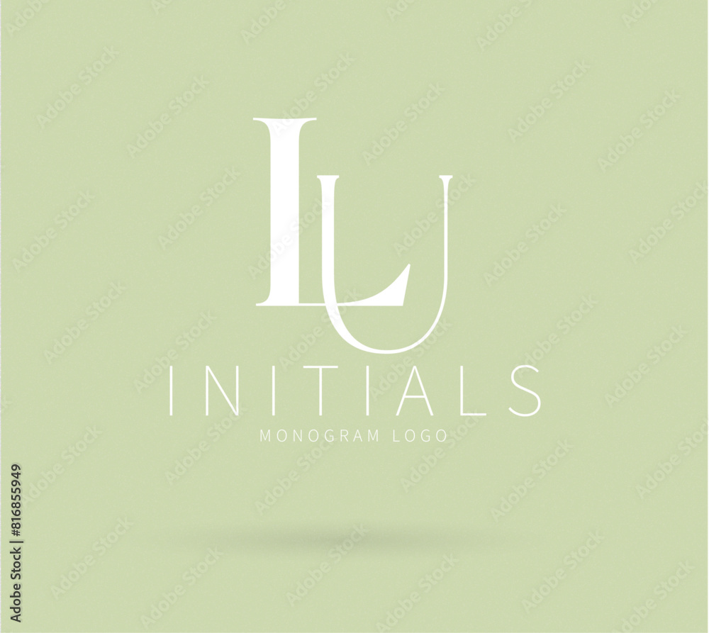 LU Initial Letter Brand Logo, LU brand logo, LU Monogram wedding logo LU Initial Letter Brand Logo, LU brand logo, LU Monogram wedding logo