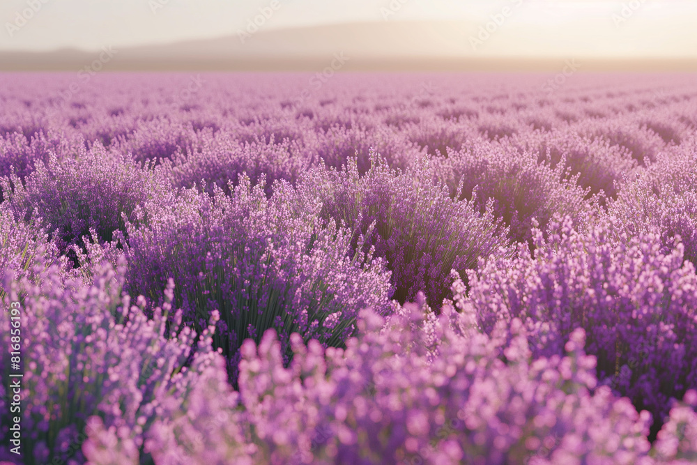 lavender field in region