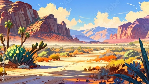 Blue Skies Over Arid Lands