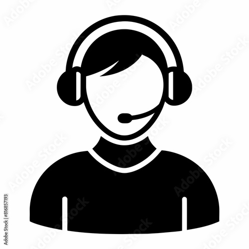 Customer Care Service and Support Icon vector illustration 