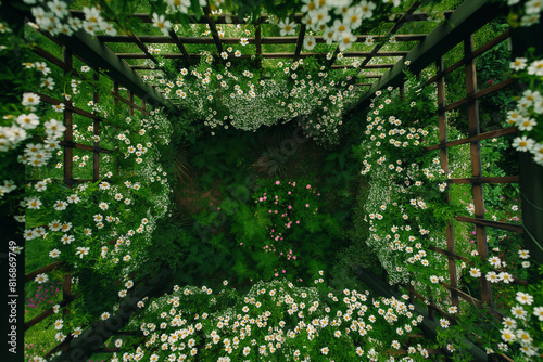 ivy covered wall