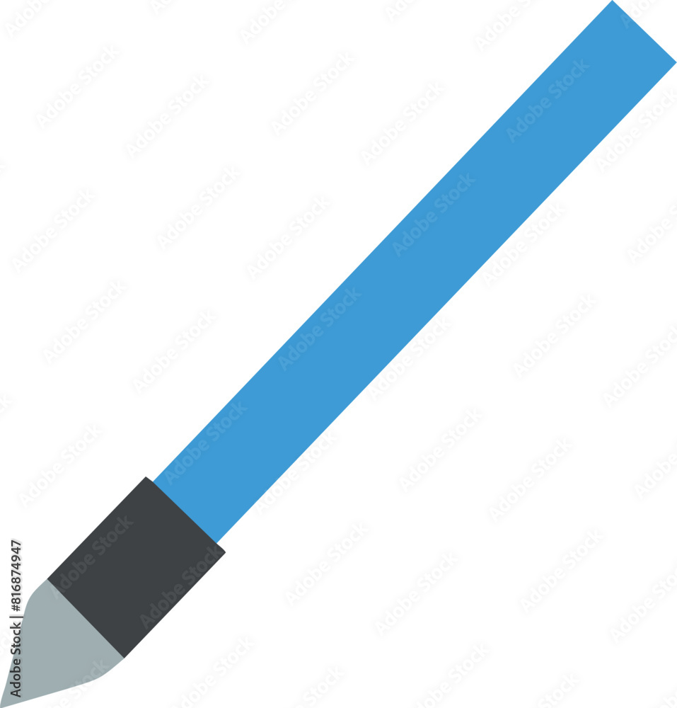 sideways tilted writing pen icon