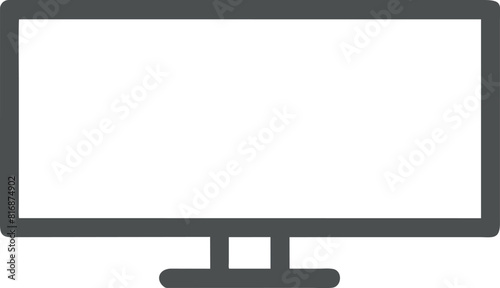monitor or desktop icon. suitable for service programs or applications
