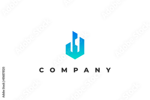 logo letter w building business photo