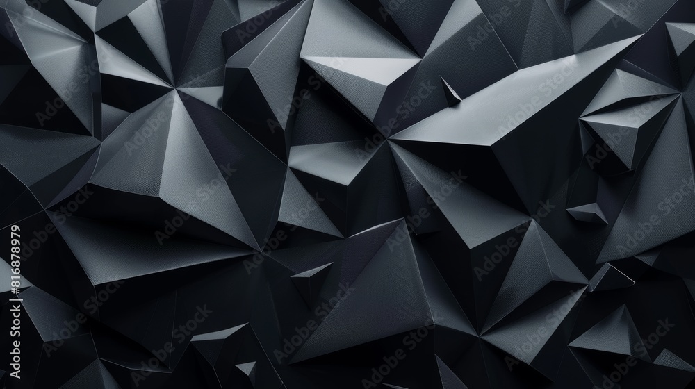 Animated abstract, dark geometric background, 4k seamless looped video, 3D rendering Animated abstract, dark geometric background, 4k seamless looped video, 3D rendering