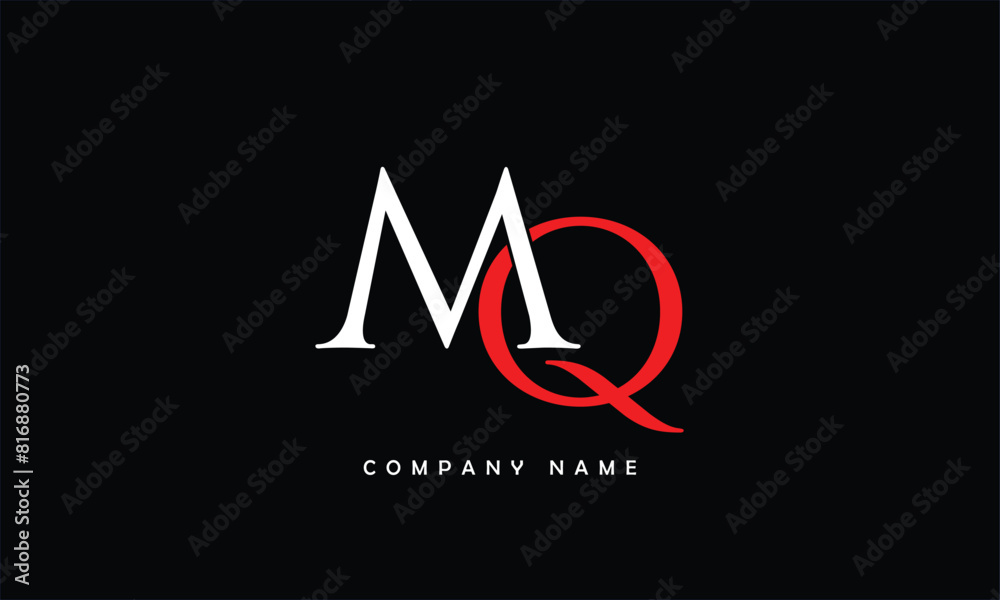 MQ, QM, M, Q Abstract Letters Logo Monogram MQ, QM, M, Q Abstract Letters Logo Monogram