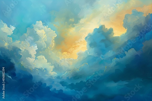 Dreamy Ethereal Clouds,.cloudscape © Sandu