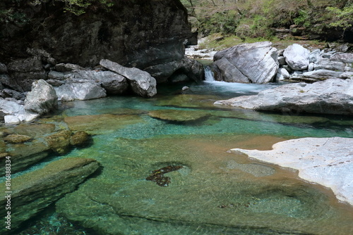 瀬戸川渓谷　自然美　（高知県　土佐町）