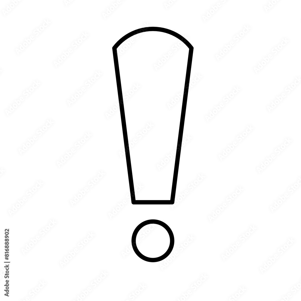 exclamation mark/ warning sign icon vector illustration exclamation mark/ warning sign icon vector illustration